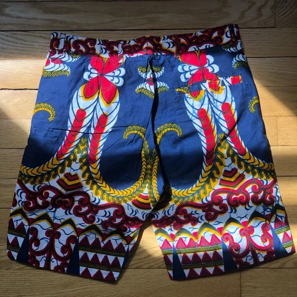 💥SOLD💥African Dutch print shorts - Picture 3 of 7